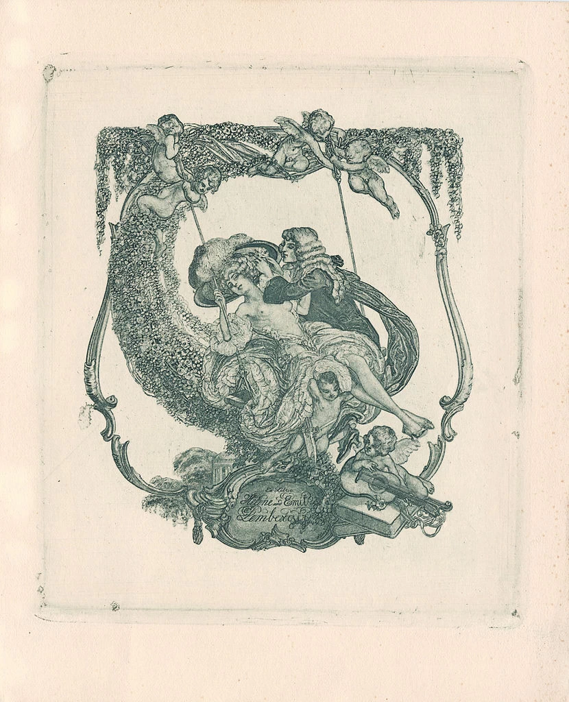 Ex libris Helene und Emil Lemberger
